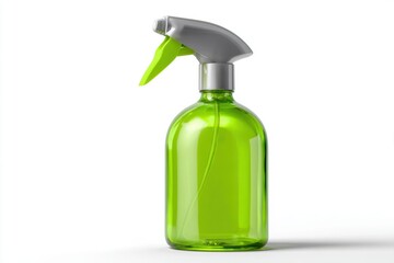 Spray bottle for cleaning product isolated on white