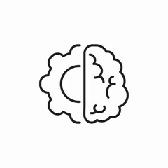 mind smart icon sign vector
