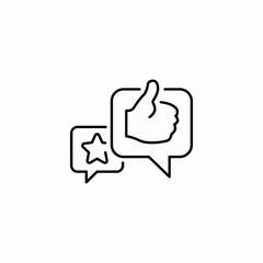 social media insights icon sign vector