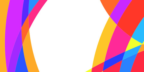 Abstract vibrant color shapes overlapping (1)