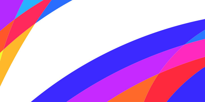 Abstract vibrant color curves