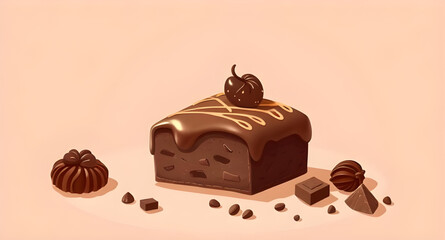 chocolate bar illustration