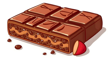chocolate bar illustration
