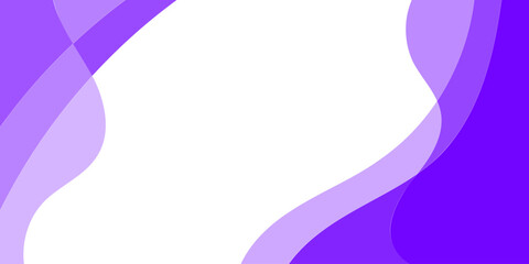 Abstract purple and white layered wavy shapes