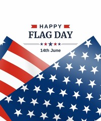 Blue Red Modern Happy Flag Day Instagram 
