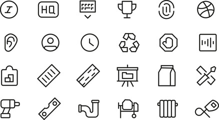 High-Quality Line Icons Set 28 Versatile Vector Illustrations for Web and App Design Projects