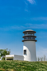 lighthouse on the coast of maine