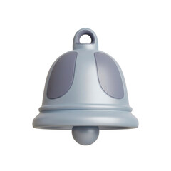 3D classic bell icon for notifications
