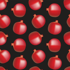 vector fruits seamless pattern background design