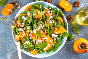 Sweet, savory delicious Persimmon Salad