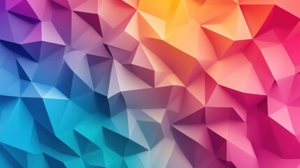 Fototapeta premium Abstract colorful polygonal pattern.