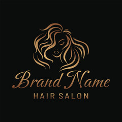 beauty logo. for hair care salon