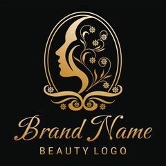 Luxury logo of Beauty Salon and care