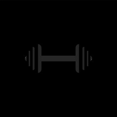 Simple Minimalist Dumbbell Icon Strength Training, Fitness, Gym, Workout, Exercise