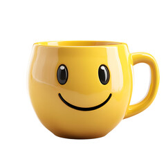 cup of coffee, cartoon ,isolated on transparent background png