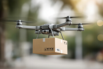 Drone Delivery Service Fast and Efficient Package Transportation Aerial Delivery System