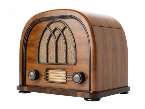 Classic radio png vintage radio png retro radio receiver png old-fashioned radio png antique radio png collectible radio png classic audio device png transparent background image