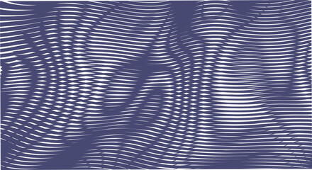 Monochrome wavy striped seamless texture with optical illusions in trendy color. For mobile apps, wall art, wallpaper, wall panel, textile, poster, interior decor.