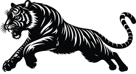 Tiger silhouette