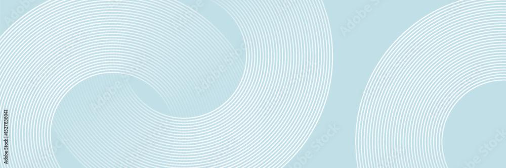 Poster modern abstract background. glossy white gradient circle lines. minimal geometric pattern. simple gr