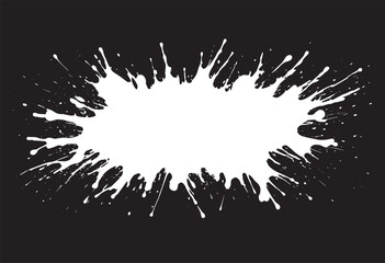 ink splat black and white, brush splatter ,paint splatter , ink splatter