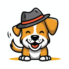 dog logo vector mascot