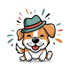 dog logo vector mascot