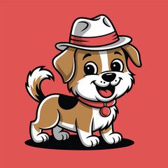 dog logo vector mascot