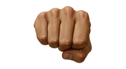 Isolated Clenched Fist