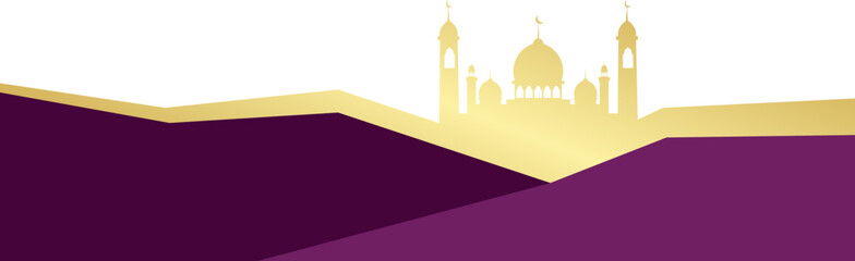 Islamic Mosque Footer
