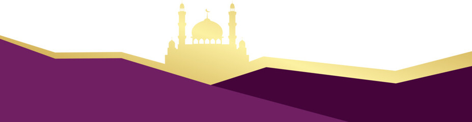 Islamic Mosque Footer