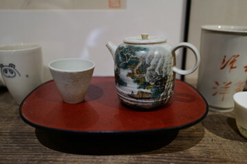 cup of tea and teapot