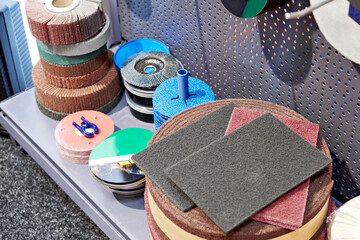 Sandpaper attachments for grinding and polishing