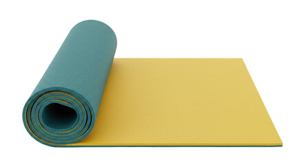 Isolated Yoga Mat