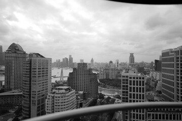 Fototapeta premium shanghai city skyline