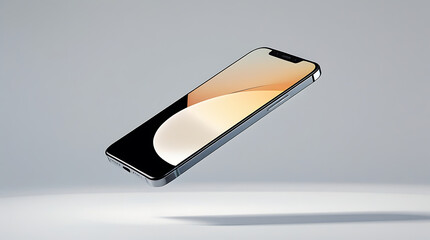 mobile phone on white background