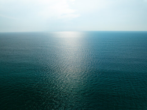 Fototapeta Beautiful sea beach nature background,High Angle view beach sea background.