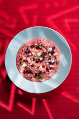 Top View of Tasty Food