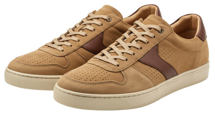 Isolated Suede Sneakers