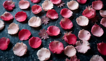 red rose petals background