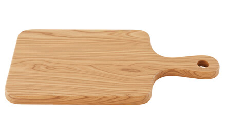 Isolated Wooden Cutting Board