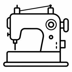 sewing machine vector icon