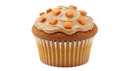 Isolated Butterscotch Muffin