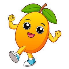 funny cartoon mango