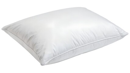 Luxurious White Pillow for Comfortable Sleep Restful Nights Soft Bedding Home Decor Bedroom Essentials Softness Comfort Rest Relaxation