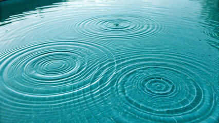Fototapeta premium Serene surface of water with gentle ripples creating abstract patterns and reflections
