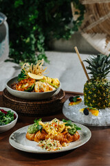 Top View of Tasty Food