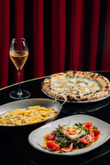 Top View of Tasty Food