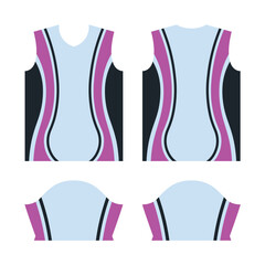Modern sports jersey design, perfect for soccer, cycling, or activewear