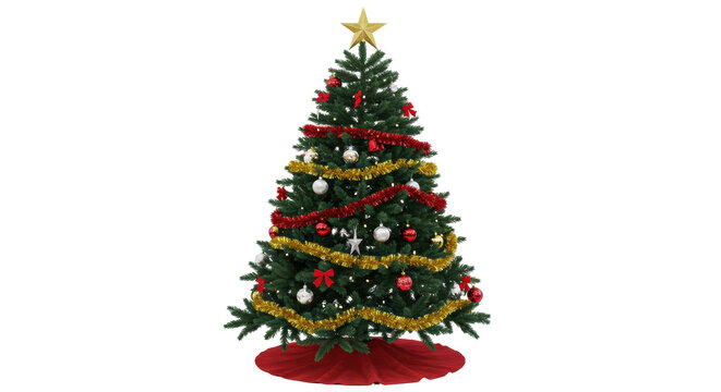 Isolated Christmas Tree